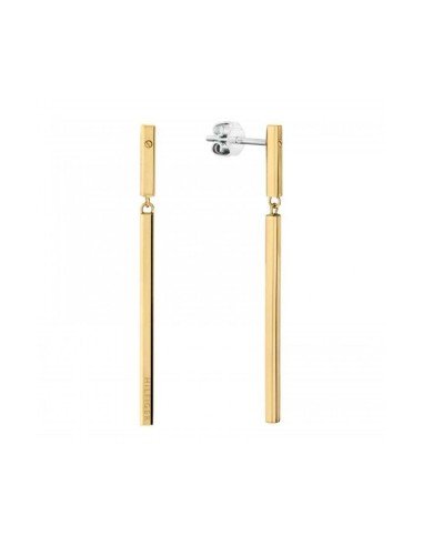 Gold-plated Tommy Hilfiger earrings: Elegance and sparkle for women