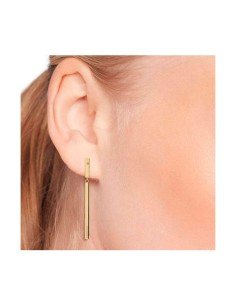 Pendientes Tommy Hilfiger dorados: Elegancia y brillo para mujer 2