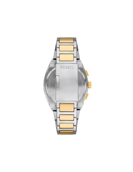 Fossil Everett Uhr: Stil und Präzision in zweifarbigem Stahl, ideal für jede Gelegenheit