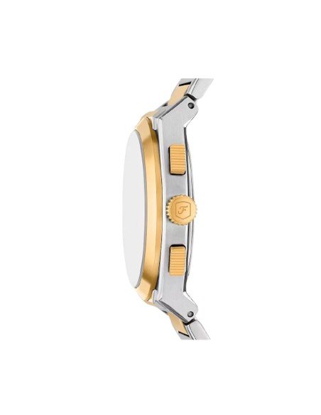 Montre Fossil Everett : style et précision en acier bicolore, idéale pour toutes les occasions