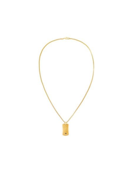 Collier Tommy Hilfiger Jameson : élégance plaquée or en acier inoxydable pour hommes