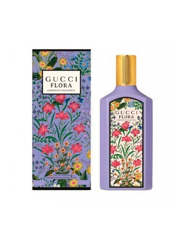 Gucci Flora Gorgeous Magnolia EDP: Frescura floral que evoca força e feminilidade.