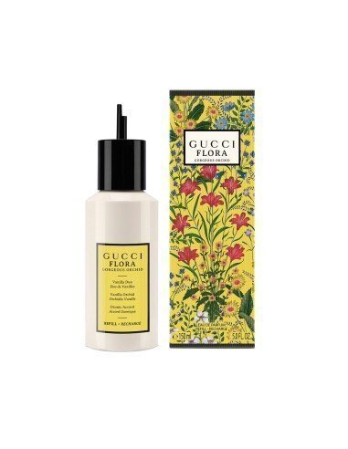Gucci Flora Orchid Eau de Parfum Refill: blumiger Gourmand mit Frische und Raffinesse