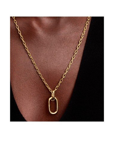 Pandora Shine Link Large Necklace : élégance en or 18 carats, personnalisation et style contemporain