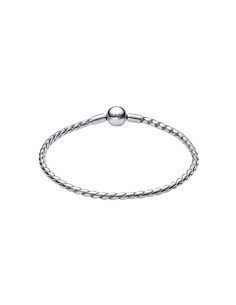 Pulseira Pandora Corrente com asas em prata de lei 925 com fecho redondo elegante e seguro