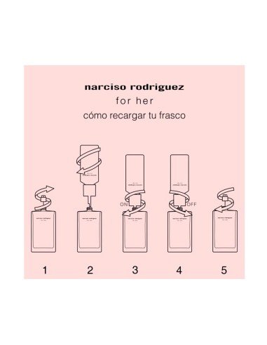 Narciso Rodriguez For Her Eau de Parfum Refill: elegância e sensualidade em cada gota
