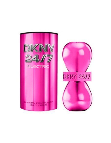 Perfume DKNY 24/7 Electric: frescura y elegancia urbana para la mujer moderna.