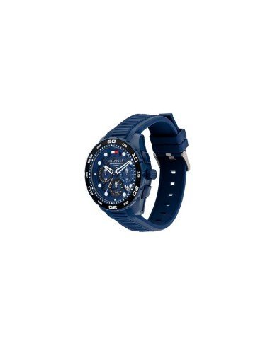 Tommy Hilfiger Regatta men's watch, blue strap, nautical design, accurate chronograph