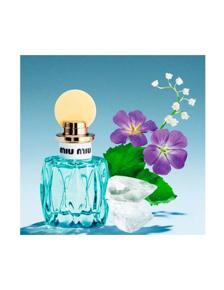 Parfum féminin Miu Miu L'Eau Bleue : fraîcheur printanière et sophistication