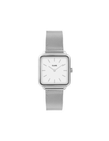 Montre Cluse La Tétragone Silver : élégance contemporaine et polyvalence androgyne