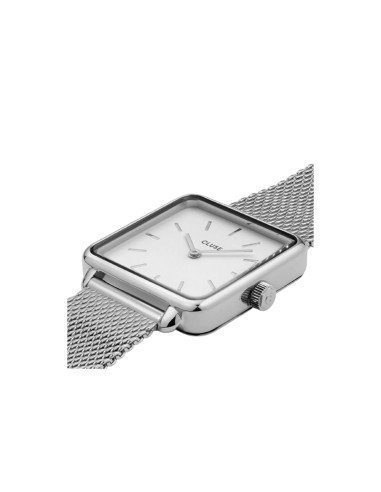Montre Cluse La Tétragone Silver : élégance contemporaine et polyvalence androgyne
