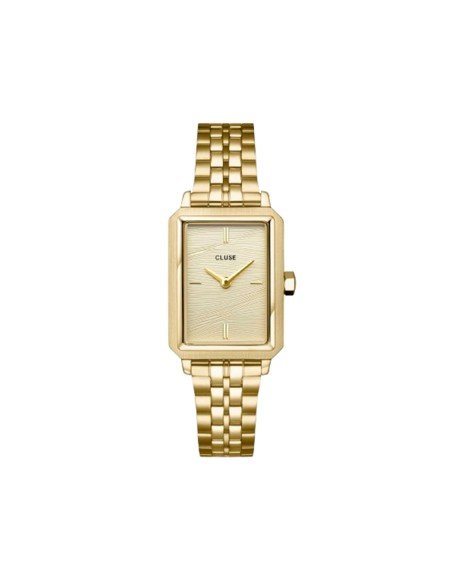 Reloj Cluse Fluette dorado: estilo sofisticado y duradero con esfera textura arena