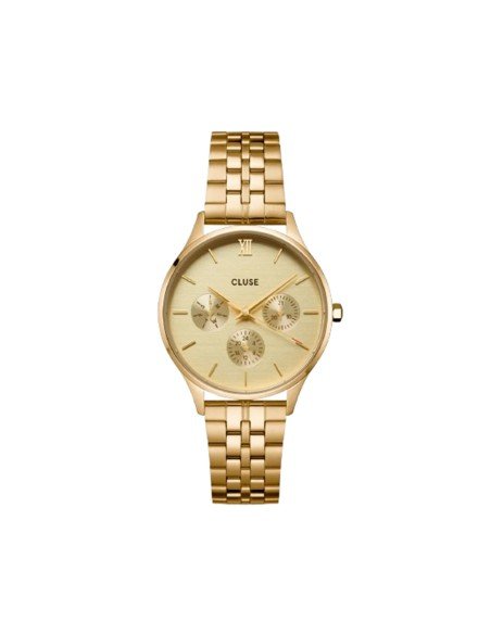 Montre femme Cluse Minuit Gold avec fonctions multifonctions et style élégant