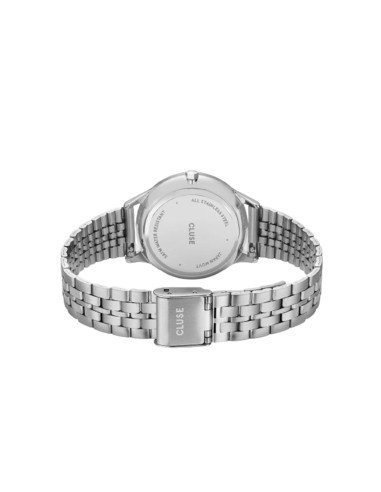 Cluse Minuit Date Silver Uhr: Minimalistische und funktionelle Eleganz aus Edelstahl