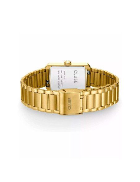 Reloj Cluse Belisenna: Elegancia Retro en Tono Dorado y Esfera Vino