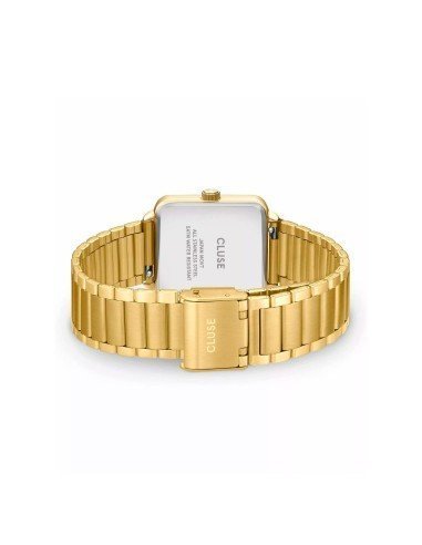Reloj Cluse La Tétragone dorado: elegancia y sofisticación en cada detalle