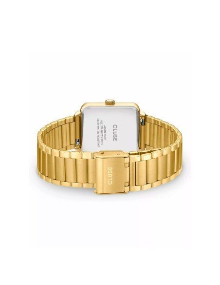 Reloj Cluse La Tétragone dorado: elegancia y sofisticación en cada detalle