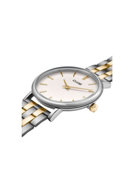 Montre Cluse Pavane Petite : élégance et polyvalence avec bracelet bicolore