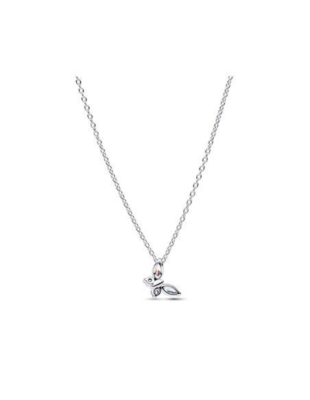 Collana Pandora in argento a forma di farfalla: eleganza e qualità nella gioielleria di design.