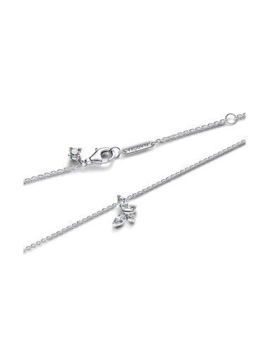 Collana Pandora in argento a forma di farfalla: eleganza e qualità nella gioielleria di design.