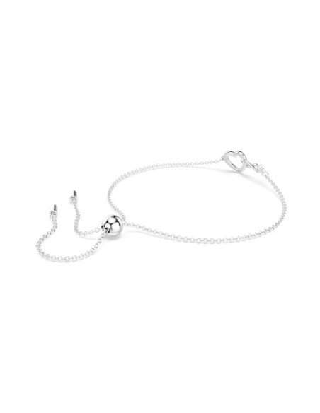 Pulsera Swarovski Infinity y Corazón: Elegancia y brillo eterno en rodio y circonitas
