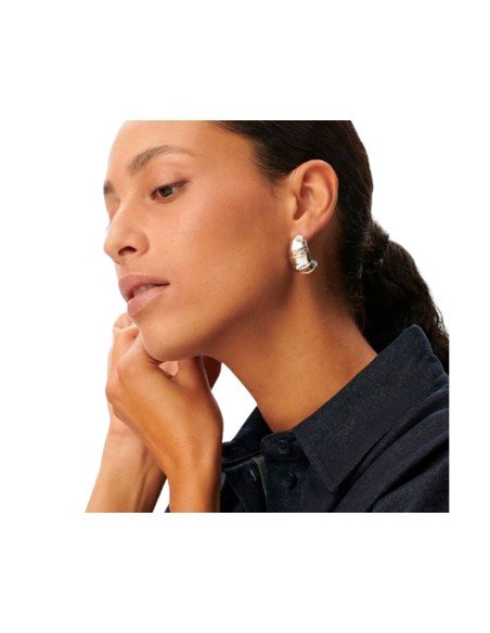 Agatha Criollas Boucles d'oreilles Be argenté : élégance et brillance en argent sterling