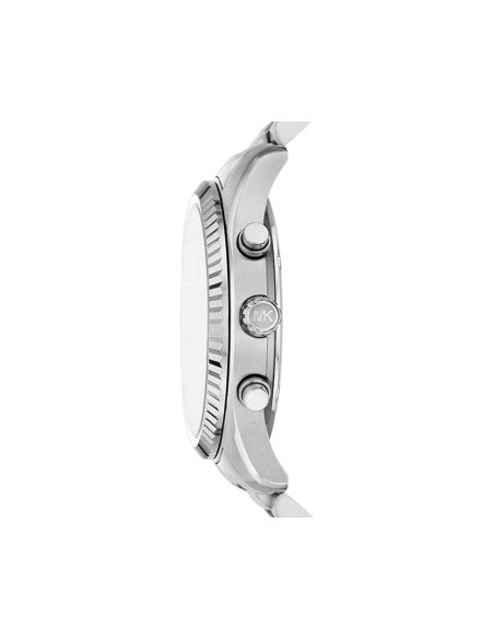 Michael Kors Lexington Oversize silver watch: luxury and style with advanced functionality
