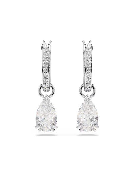 Pendientes Swarovski Stilla Rodio: Elegancia Atemporal con Cristales Deslumbrantes
