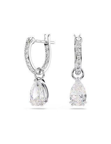 Swarovski Stilla Rhodium-Ohrringe: Zeitlose Eleganz mit funkelnden Kristallen