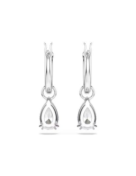 Brincos Swarovski Stilla em ródio: Elegância intemporal com cristais deslumbrantes