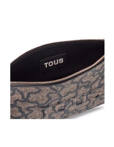 Kaos Icon nera di Tous: pochette elegante e versatile con stampa iconica