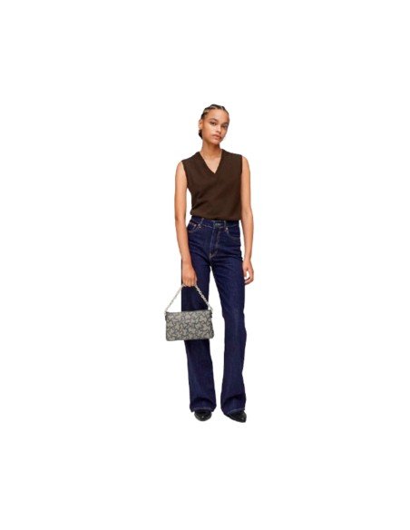 Kaos Icon nera di Tous: pochette elegante e versatile con stampa iconica