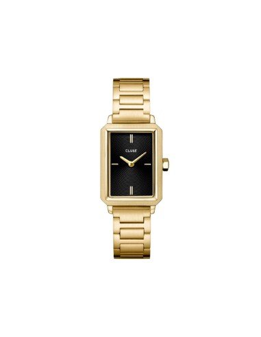 Reloj Cluse Fluette CW11512: elegancia y sofisticación en negro y dorado