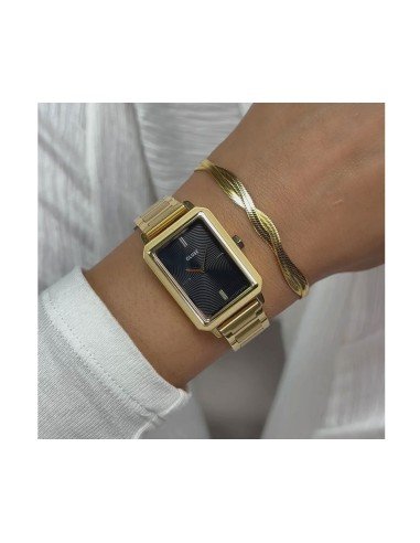 Reloj Cluse Fluette CW11512: elegancia y sofisticación en negro y dorado