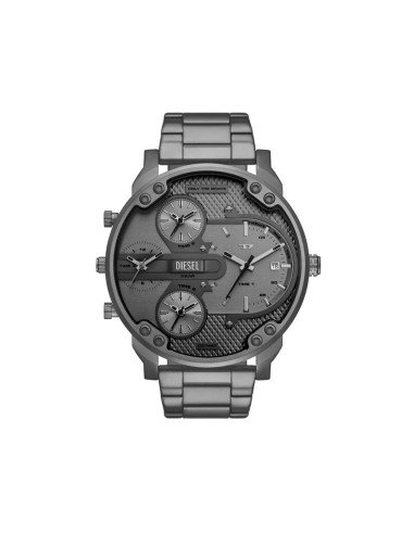 Relógio Diesel Mr. Daddy Slim cinzento: design robusto, multifuncional e resistente à água
