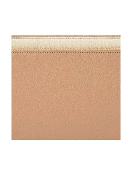 Clutch Audree Saffinao by Tous: Minimalist elegance in beige and sand for any occasion