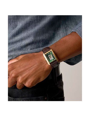 Montre automatique Fossil vintage : élégance et précision avec un design à cœur ouvert