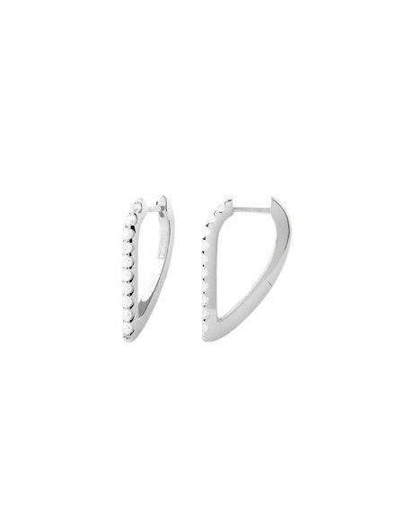 PDPAOLA Créoles en argent 925 : minimalisme élégant et durable