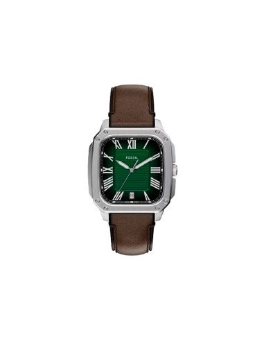 Fossil Crosby braune Lederuhr für Männer, Stil und Funktionalität уникальные