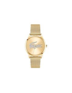 LACOSTE CROCODELLE WOMEN'S ANALOG GOLD WATCH