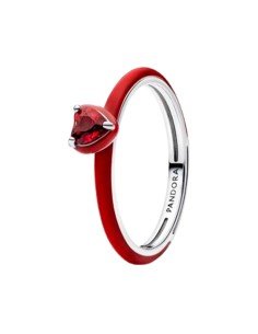 PANDORA ROTES HERZ RING