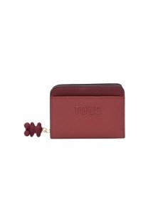 Tous Portafoglio medio bordeaux TOUS Double Audree Saffiano