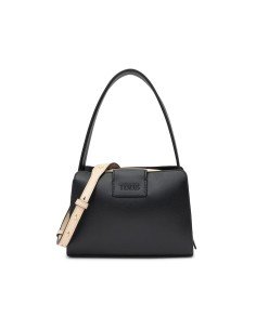 Bolsa Kaos Icon preta pequena Tous City: estilo e qualidade únicos com fecho magnético