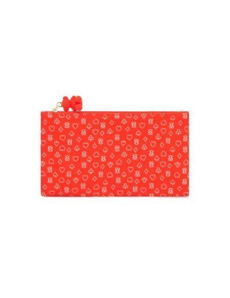 Saco de toilette vermelho médio Tous Bear Anniversary: estilo e elegância para as suas viagens