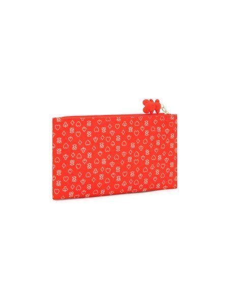 Saco de toilette vermelho médio Tous Bear Anniversary: estilo e elegância para as suas viagens