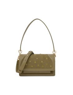 Tous Olive grün Audree Strass kleine Umhängetasche