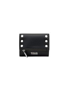 Tous Jewelry Studs Black Wallet: design elegante e pratico per la vita di tutti i giorni