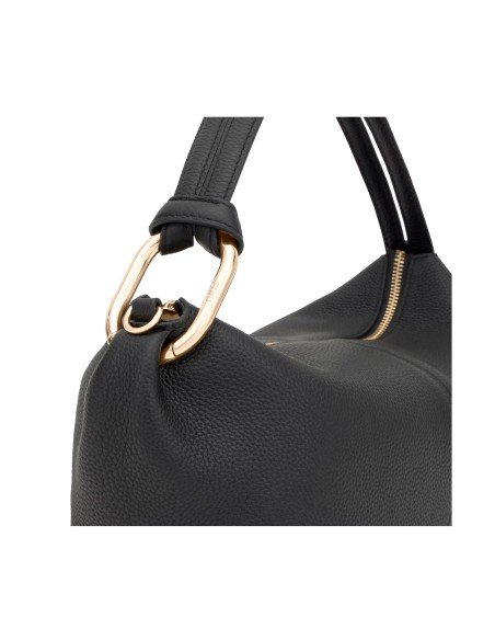 Tous Bowling en cuir noir : élégance et fonctionnalité dans les petits sacs TOUS Moda
