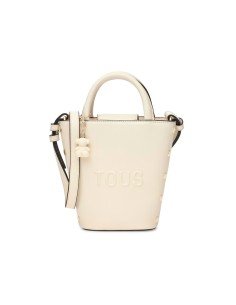Mini-saco bege Tous Back to Basics: elegância e versatilidade num design compacto