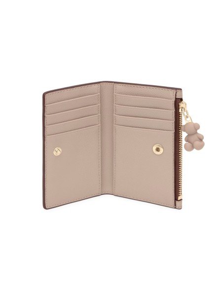 Tous Back to Basics Small Taupe Wallet - L'élégance et la fonctionnalité dans les moindres détails